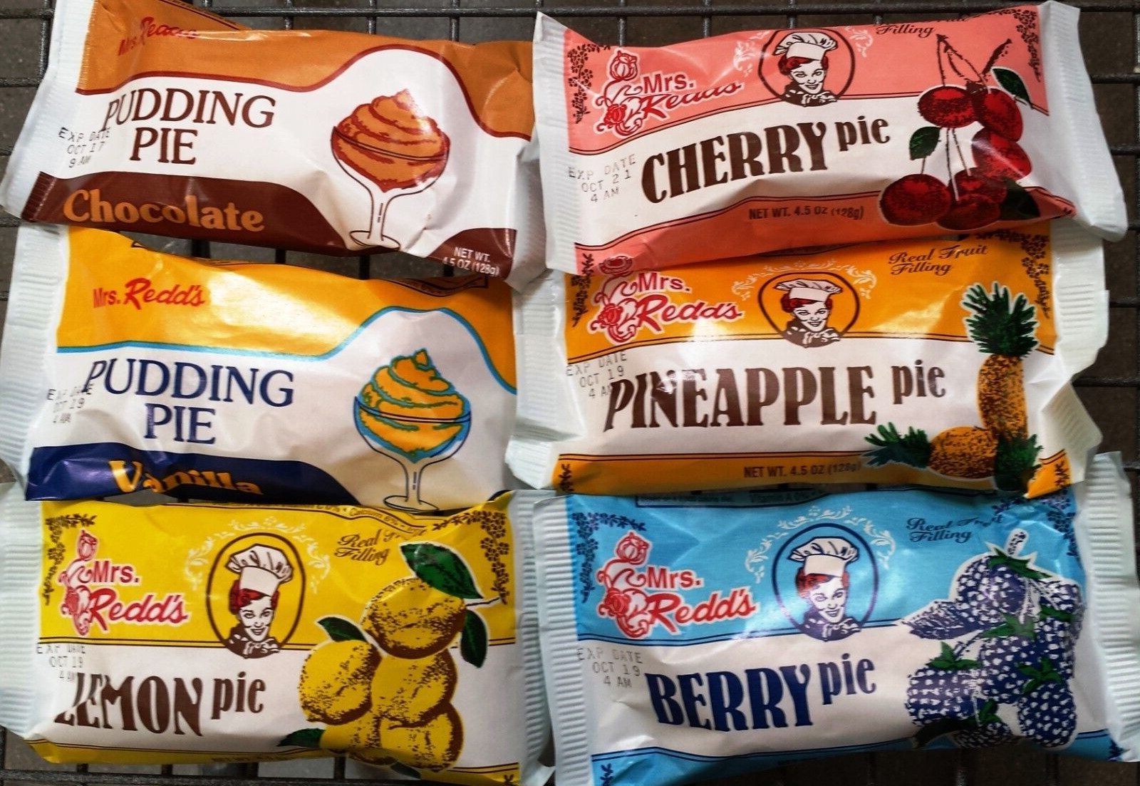 Mrs. Redd's Glazed Pudding or Real Fruit Filling Pies ( 3 Pack ) ~ Pick One gallery