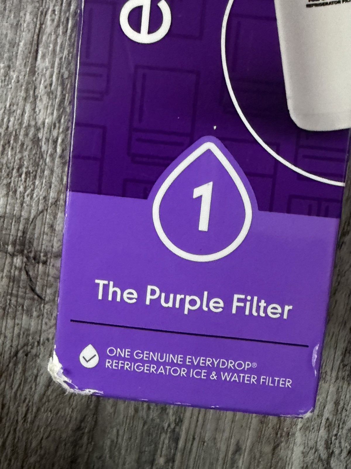 NEW Whirlpool EveryDrop Refrigerator Ice And Water Filter 1 - TORN PACKAGING gallery