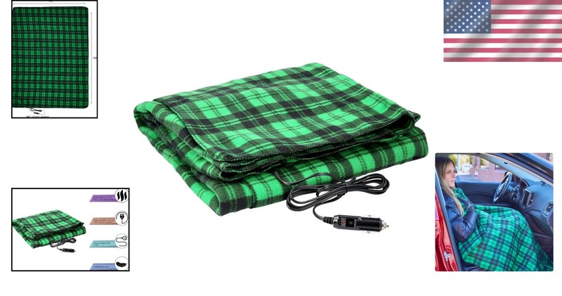 Lightweight Electric Blanket with Storage Case - Cozy Comfort on the Go gallery