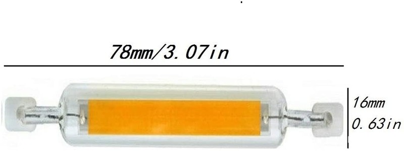 78mm 10W R7S LED Bulbs Dimmable Double Ended Flood Light Landscape Work Lighting gallery
