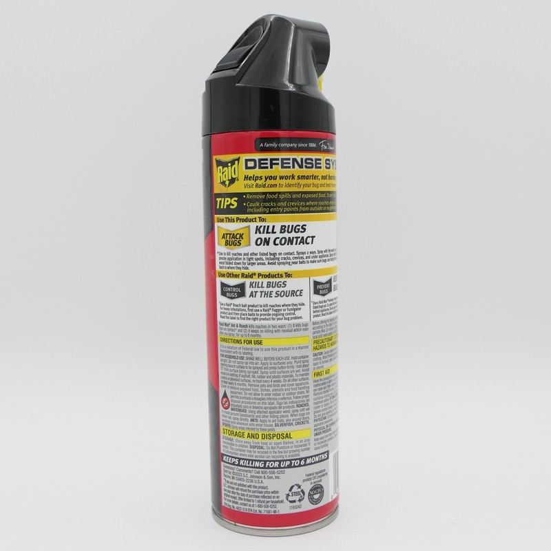Raid Max Ant & Roach Defense System Spray Works for Up To 6 Months 14.5 oz Can gallery