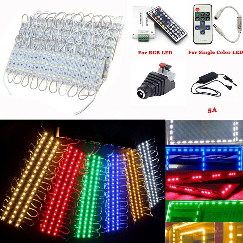 LED Lights for Store Front Window Advertising with Remote Control & Power Supply gallery