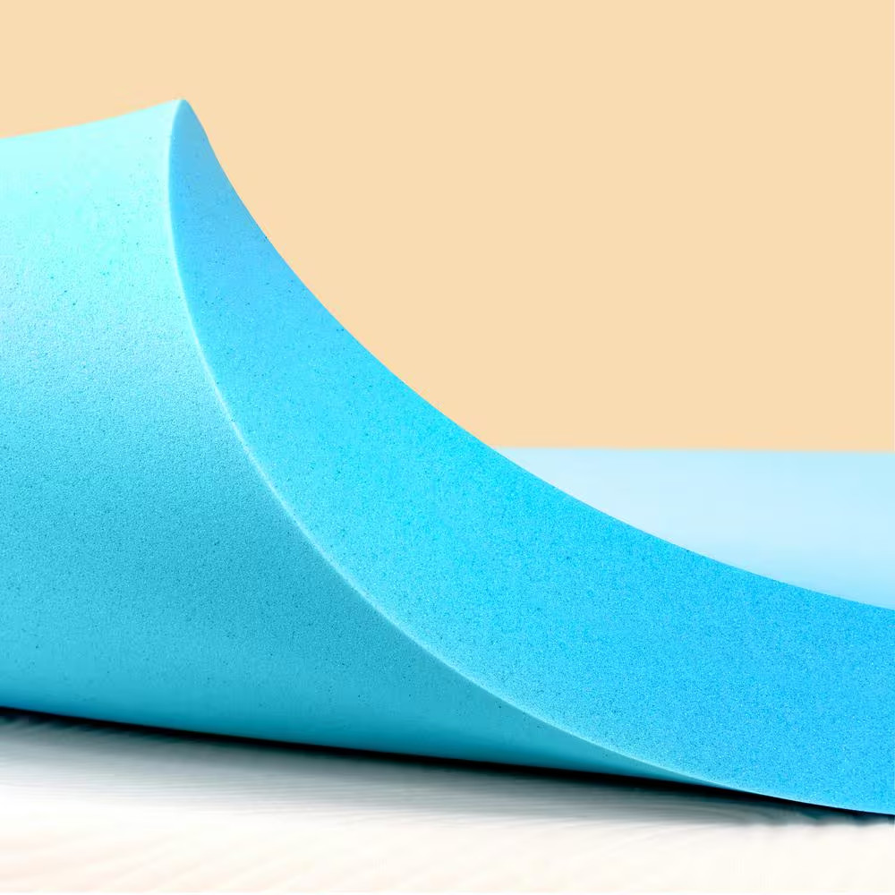 Medium 4 In. Full Gel Memory Foam Mattress Topper, Convenient Shipping gallery