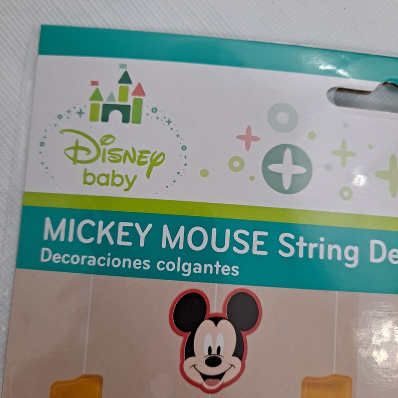 Mickey Mouse String Decorations First Birthday Party 7 Ft Long Six Pieces gallery
