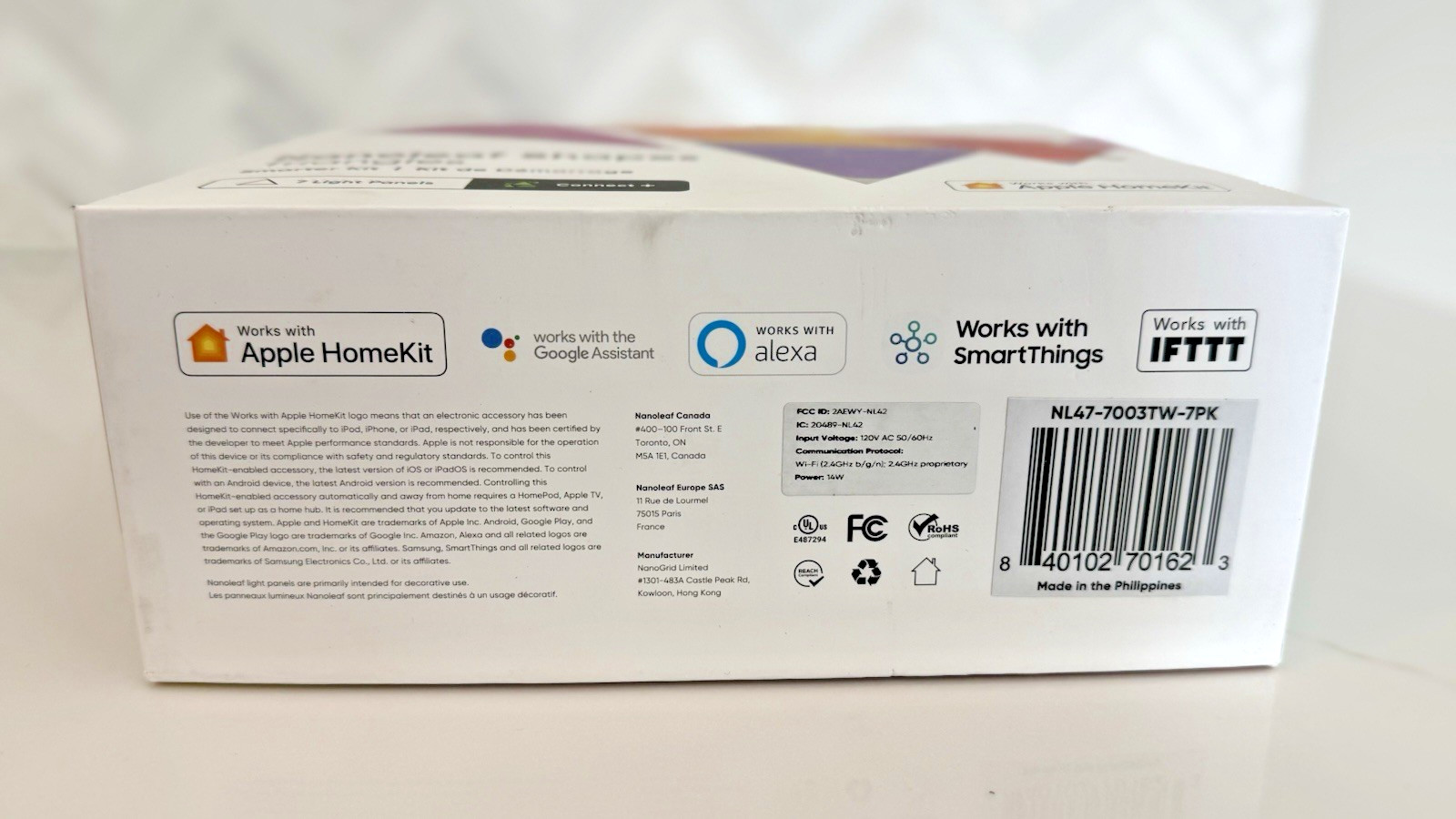 Nanoleaf Shapes-Triangles Smarter Kit #NL47-7003TW-7PK, New Open Box gallery