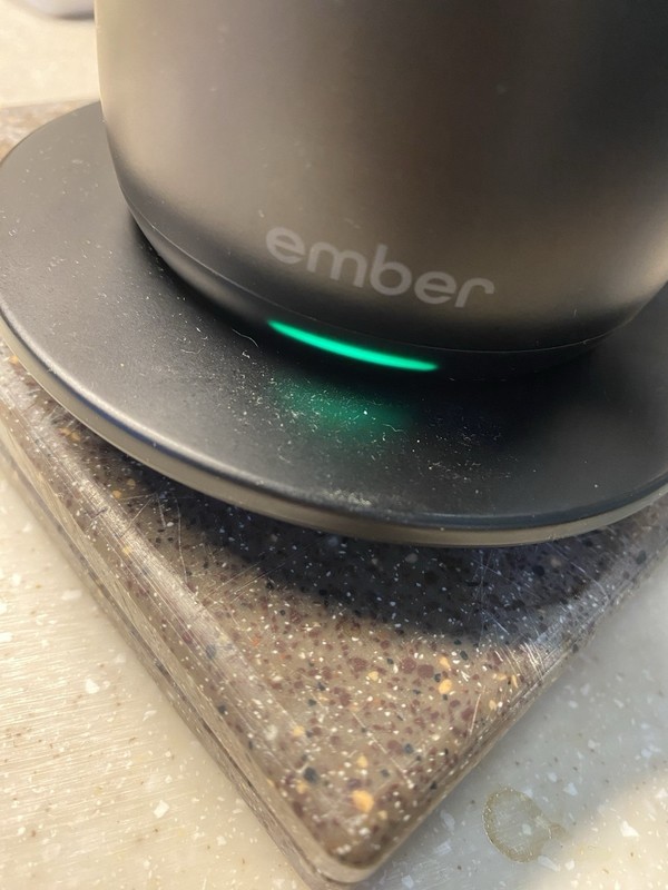 ember Mug Black 10oz Smart Temp Control Heated Coffee Cup NEW w/ Base & Charger gallery