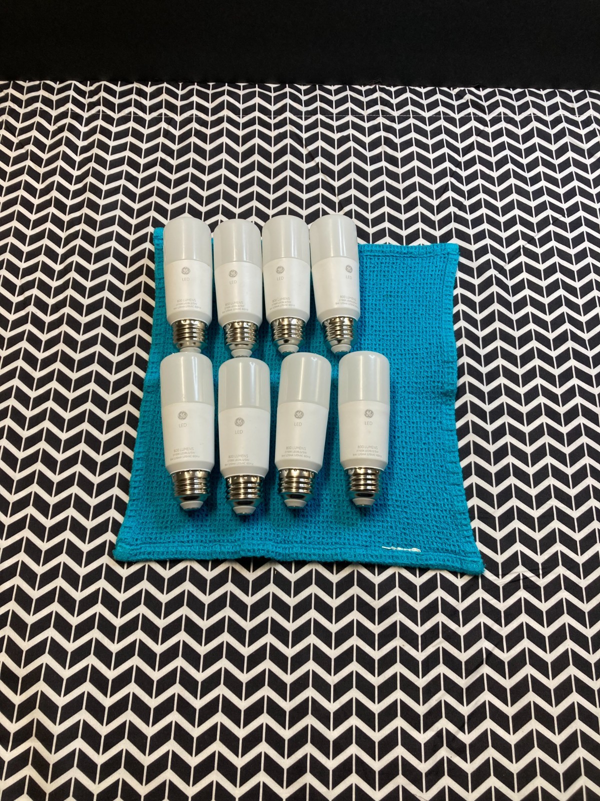 GE Bright Stik LED 9w 60watt bulb equivalent 2700K 800 lumens lot of 8 pack of 8 gallery