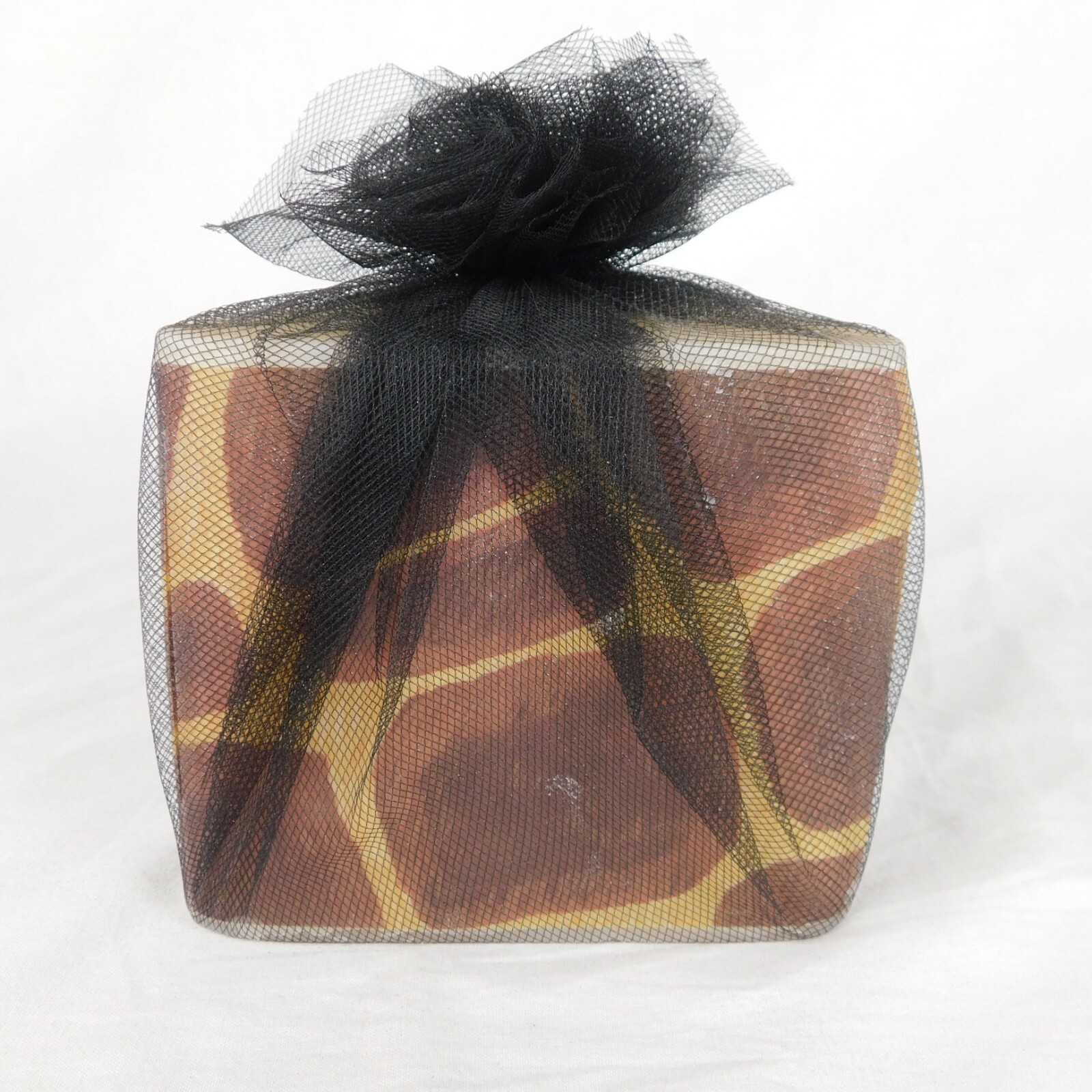 Safari Lites Giraffe Short Triangle Candle New 5" Each Side 4" High Wrapped gallery