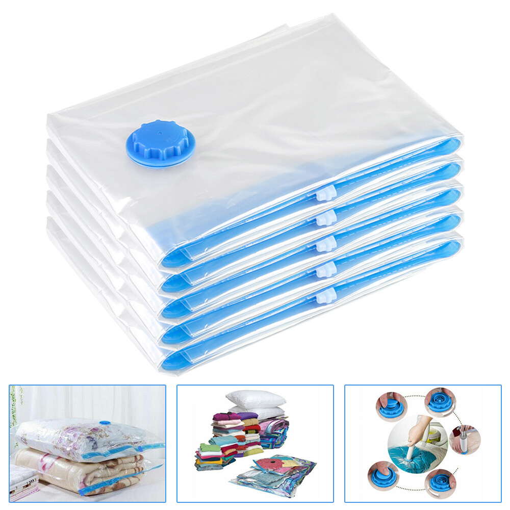 32"x40" Large Jumbo Vacuum Seal Storage Bag Travel Compressed Sealer Space Saver gallery