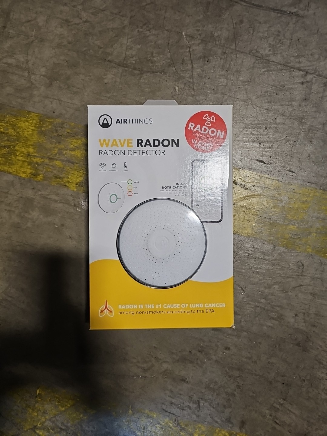 Airthings Wave Radon 2951 Radon Detector Humidity & Temperature Monitoring gallery