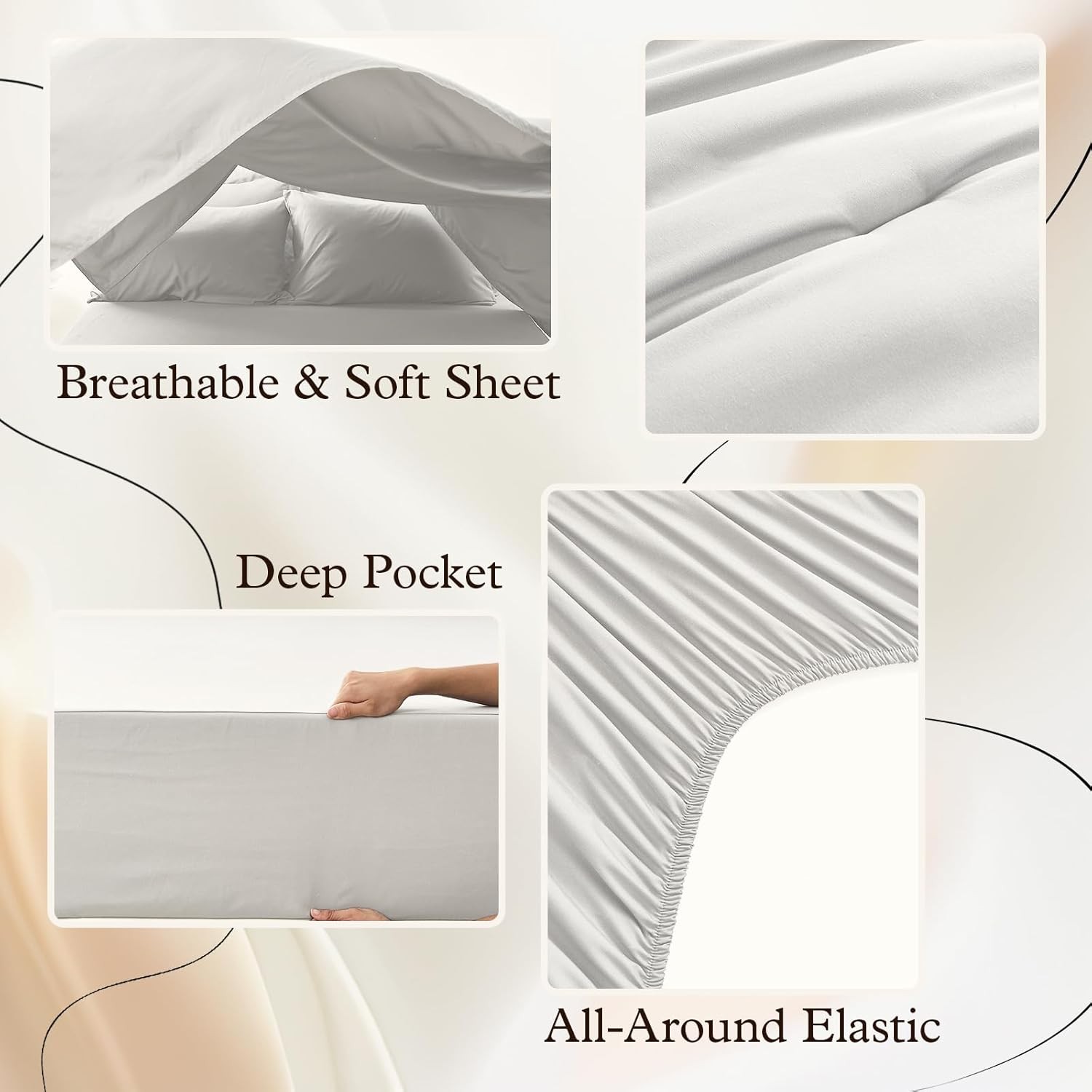 Easthome Queen Size Comforter Set - 7 Pieces Bed in a Bag Bed Comforter gallery