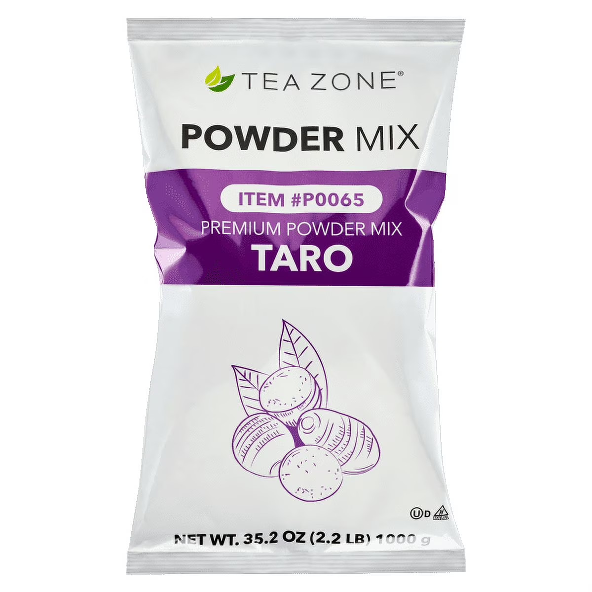 TEA ZONE Powder Mix Premium TARO 2.2 LB- 1 PACK, Best by Date: 06/03/2027 gallery