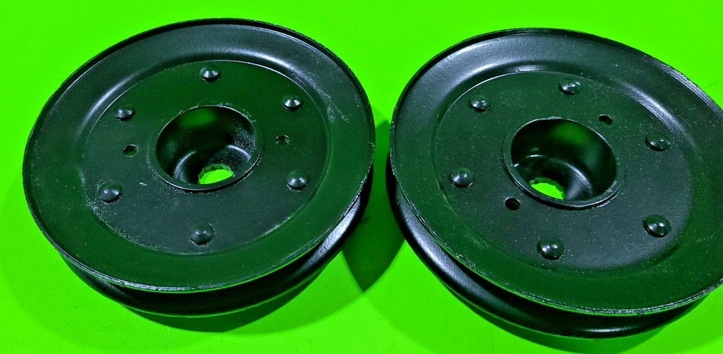 NEW 2 Pack Spindle Pulley fits Husqvarna RZ46i replaces 539113962 588586601 gallery