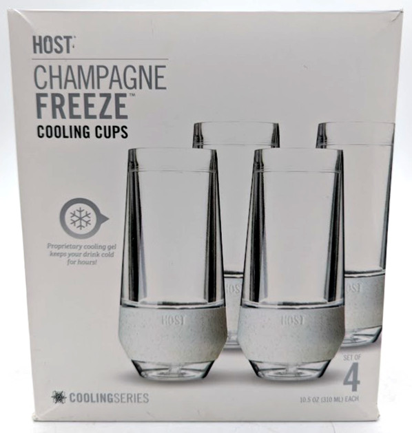 *OPEN BOX* HOST Champagne Freeze Double-Walled Stemless - Set of 4 gallery