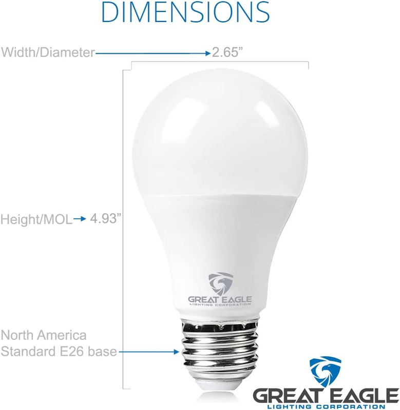 Super Bright LED Light Bulb 150W-200W Equivalent Dimmable 4000K Cool White UL Li gallery