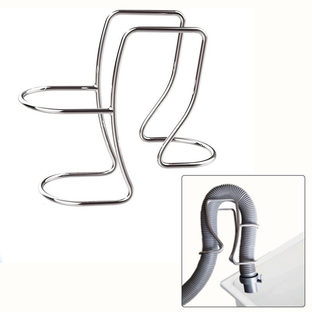Adjustable Shape Easy to Install Flexible Washing Machine Drain Hose Holder