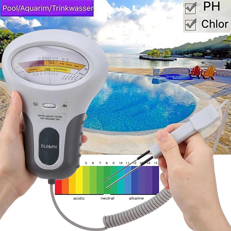 Digital Meter Chlorine gas PH Tester Pool Water Quality Purity Test Pen Stick gallery