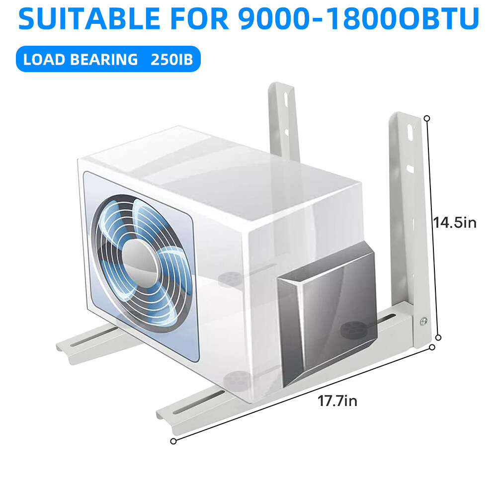 Outdoor Mini Split Wall Mounting Bracket, Heavy-Duty Wall Bracket for 9000-18000 gallery