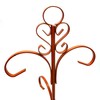 Vintage Metal Mug Tree Orange 4 Hook 13” Retro Boho Midcentury Coffee Cup Stand gallery