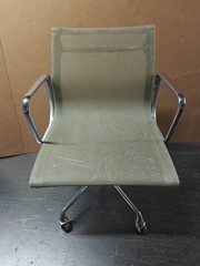 2007 Eames Herman Miller Low Back Management Aluminum Group Desk Chair Gold Mesh