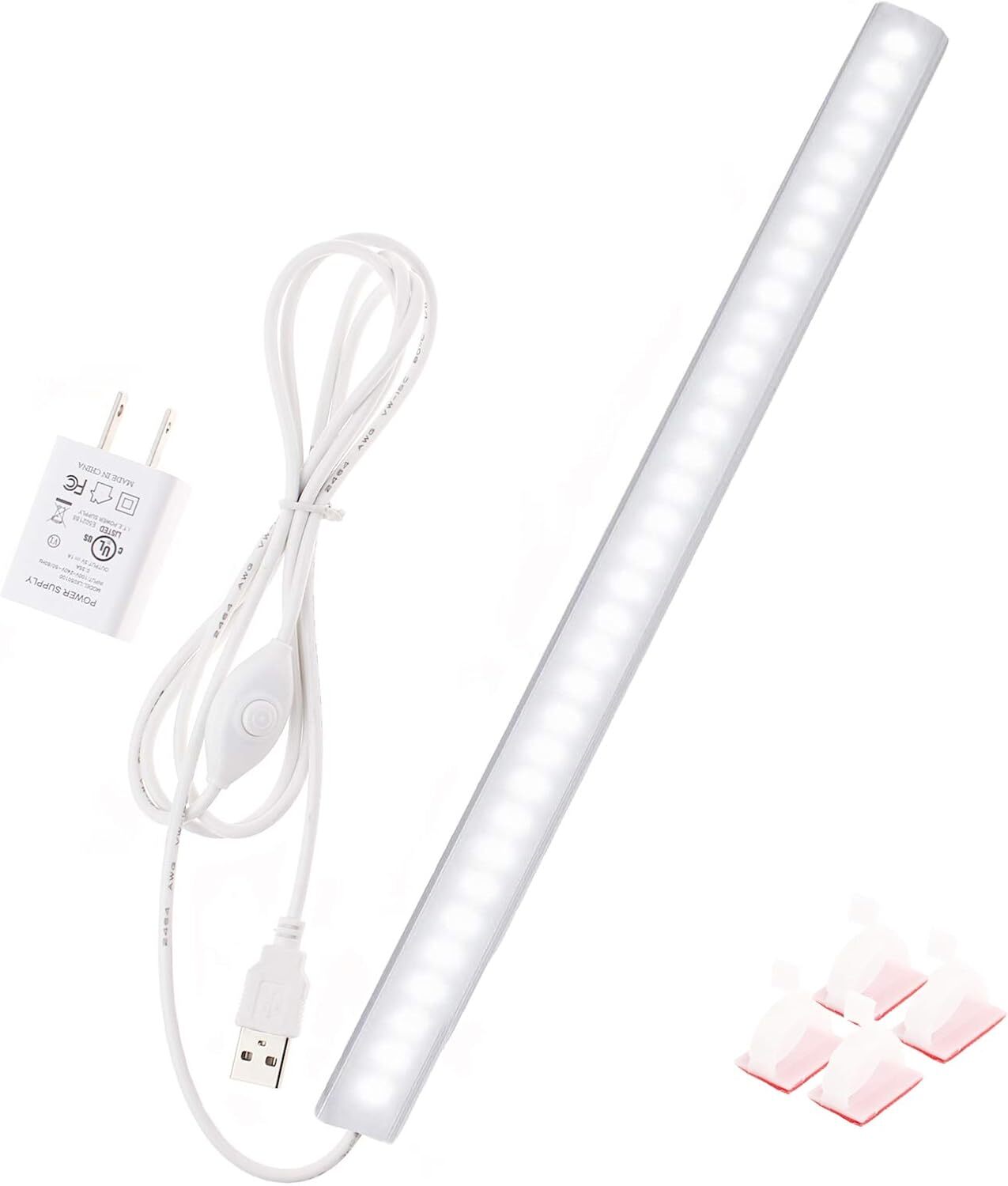 Under Cabinet Light, 12 Inch Plug in LED Closet Light 12 Inch, Cold White gallery