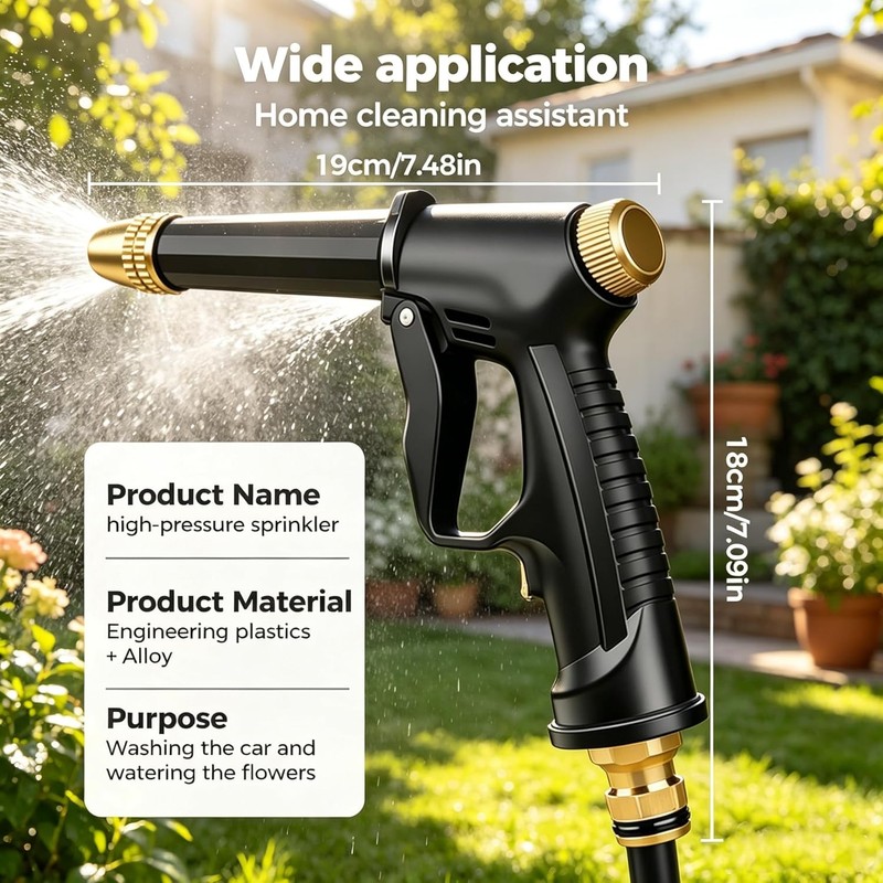 Multifunctional Car Wash Tool, Portable High Pressure Water Sprayer gallery