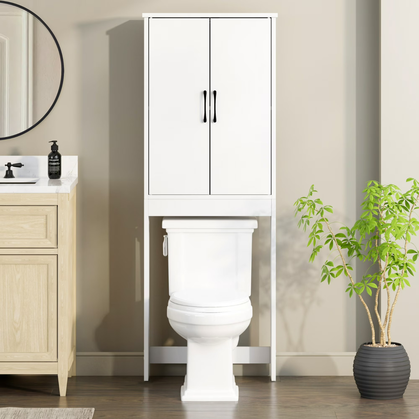 Mainstays Ardent Over-the-Toilet Bathroom Storage Cabinet gallery
