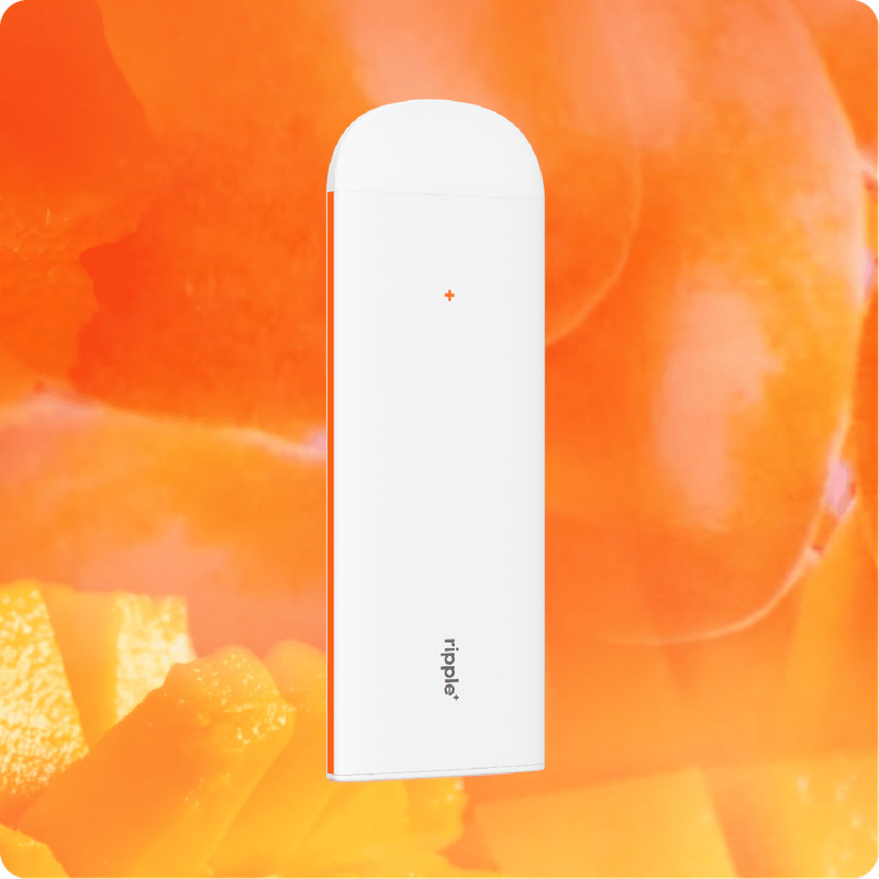 Ripple Mango 0% Nicotine Diffuser, Green Tea & Apricot Extracts, 1,000 Puffs gallery