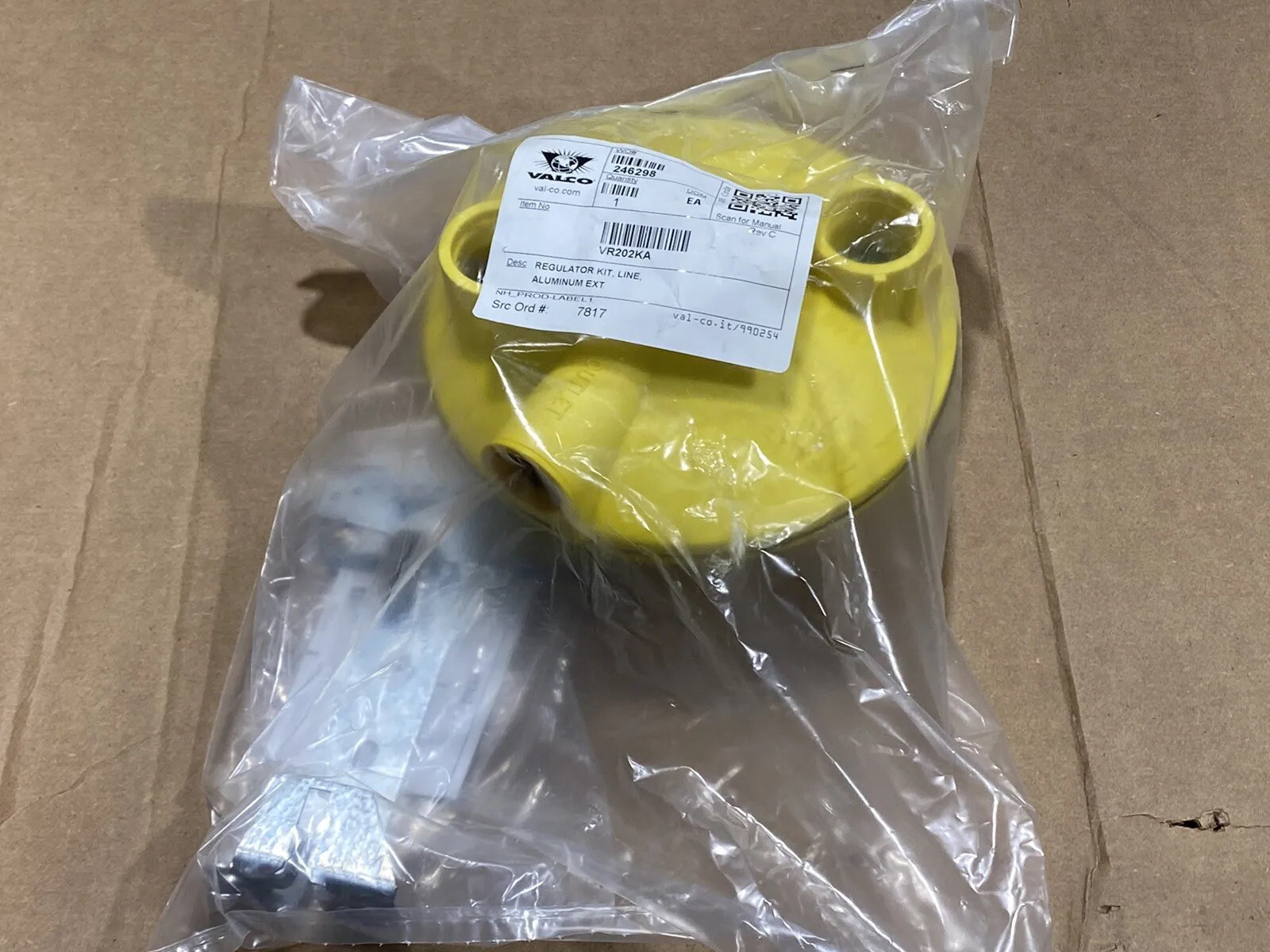 NEW VALCO VR-202KA REGULATOR KIT gallery