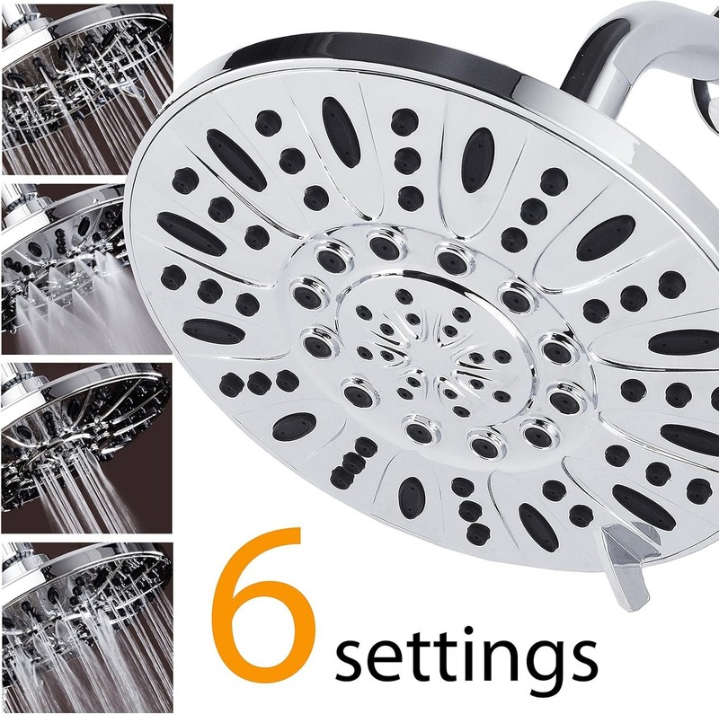Original Modified HIGH FLOW SHOWER HEAD * 14 GPM Soft High Pressure * Acrylonitr gallery