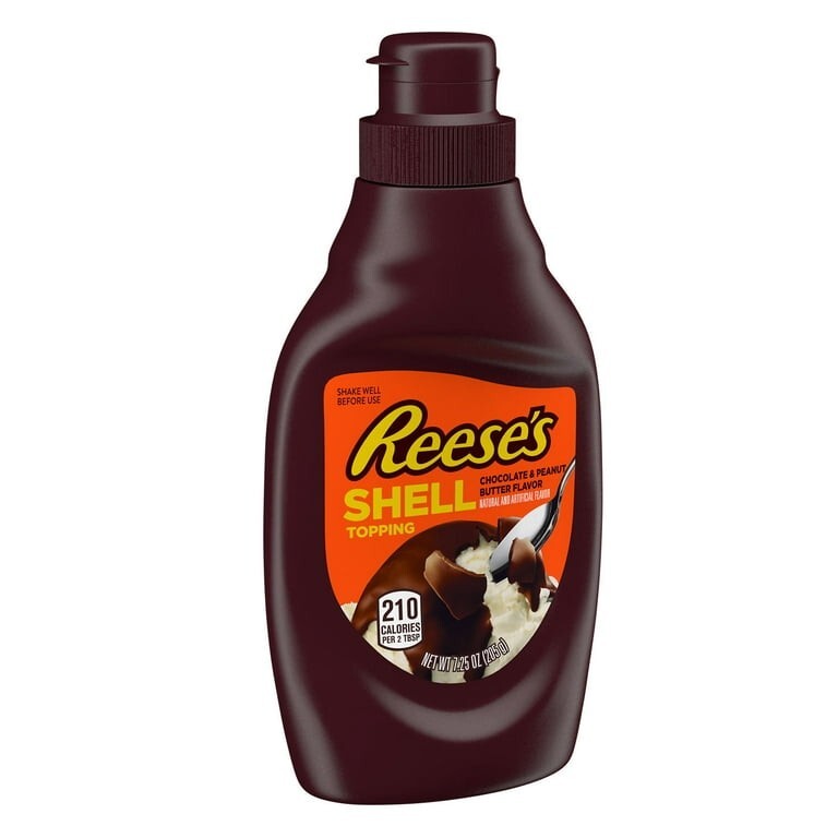 Reese's Shell Topping Chocolate & Peanut Butter 7.25 oz Bottle gallery