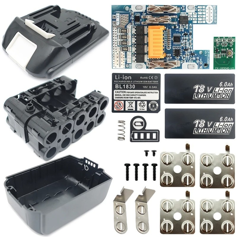 BL1830 BL1860 Battery housing repair kit with PCB Board for Makita 18V 6.0Ah gallery