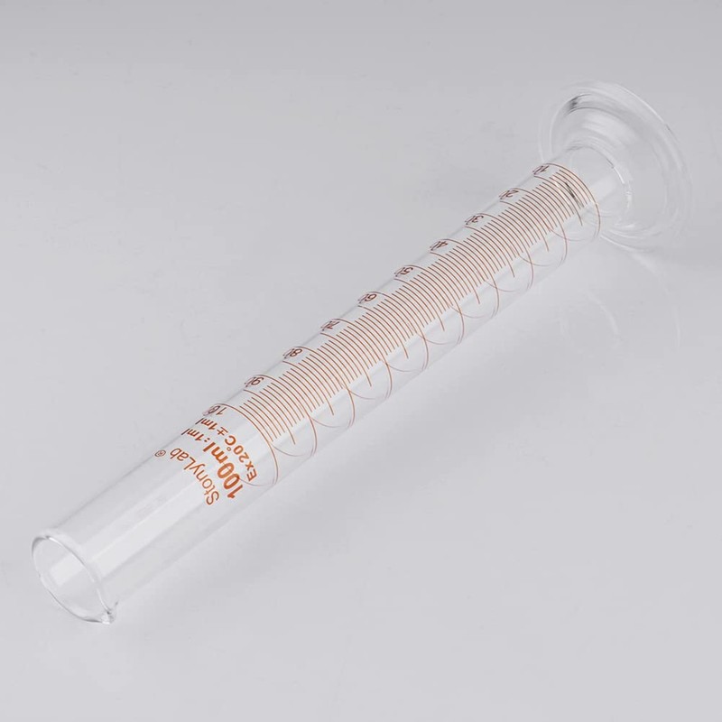 StonyLab Combo Pack Borosilicate Glass 10ml/50ml/100ml Heavy Wall Graduated C... gallery