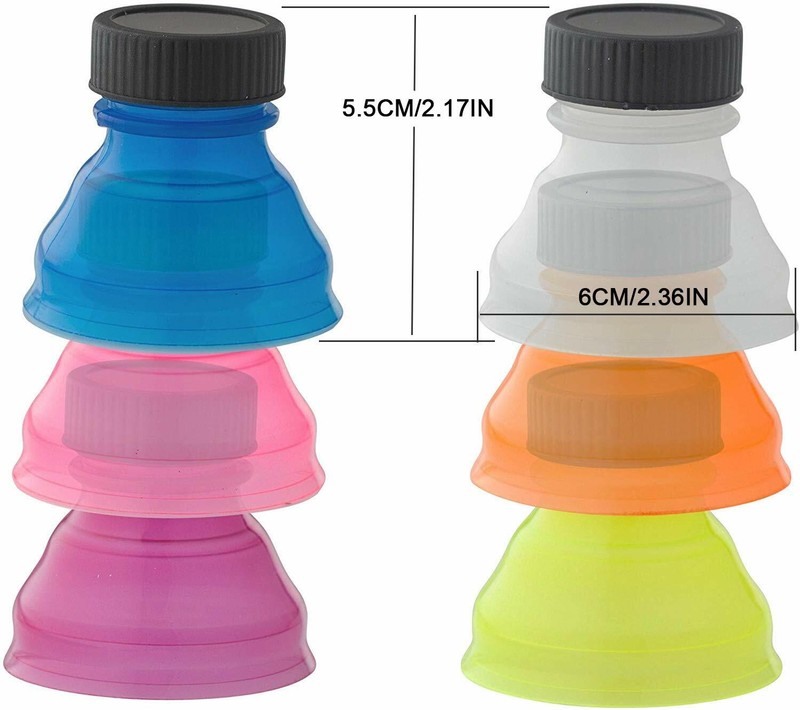 6 Pcs Washable Reusable Drinks Can Convert Bottles Caps Soda Savers Keeper Tool gallery