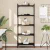 Bookcase Black Engineered wood, metal 23.6x11.8x60.6 in gallery