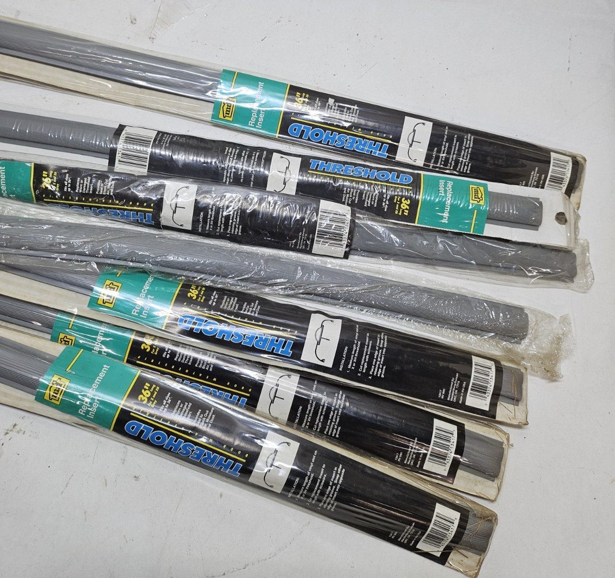 MD 13417 Threshold Door Weather Strip replacement insert 36" (Lot of 7) gallery