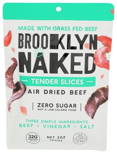 Brooklyn Biltong Jerky Tender Beef Biltong 2 oz (Pack of 8)