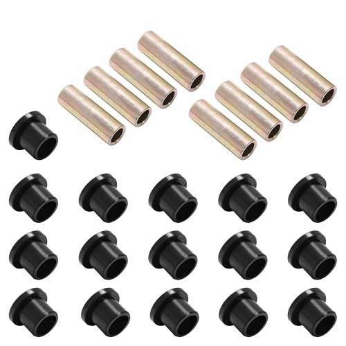ATV Front Control Arm Bushing Kit Compatible with 2001-2017 Copper Tone&Black