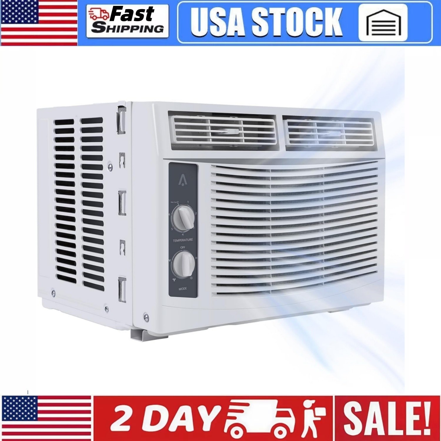 5000 BTU Window Air Conditioner Quiet Window AC Unit Mechanical Controls 115V gallery