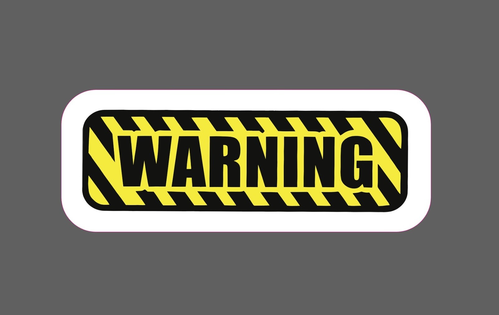 Warning Sticker Caution Stripes Waterproof - Buy Any 4 For $1.75 Each Storewide! gallery