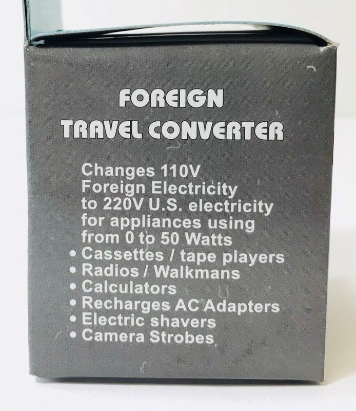 50 Watt Reverse Step Up Voltage Converter 110 to 220 Volt 110V 220V 50W Max gallery