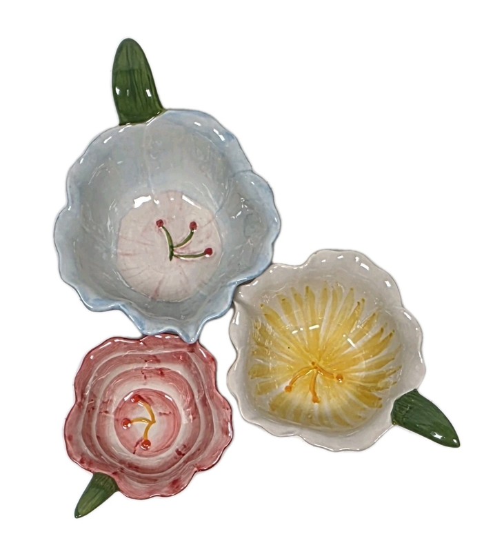 Creative Co-Op Flower Nesting Prep Mixing Bowls Sorbet Ice Cream Dessert gallery