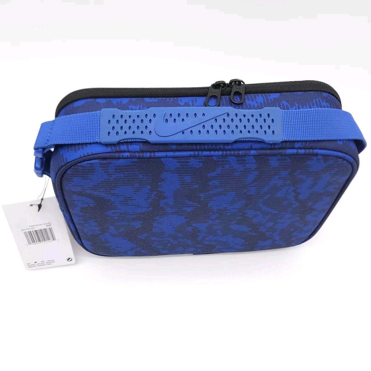 Nike Hardshell 4L Lunch Box Game Royal Silver Handle School Cooler Bag Swoosh gallery
