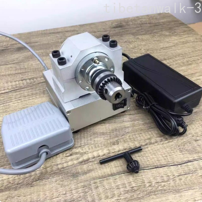 8000rpm Adjustable Fishing Float Body/Tail Paint-24V DC Mini Electric Lathe gallery