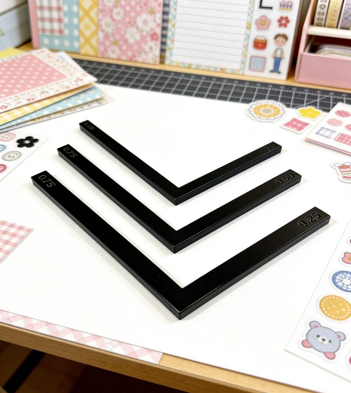 Paper Layering Guide for Scrapbooking – Precision Photo Matting & Alignment Tool gallery