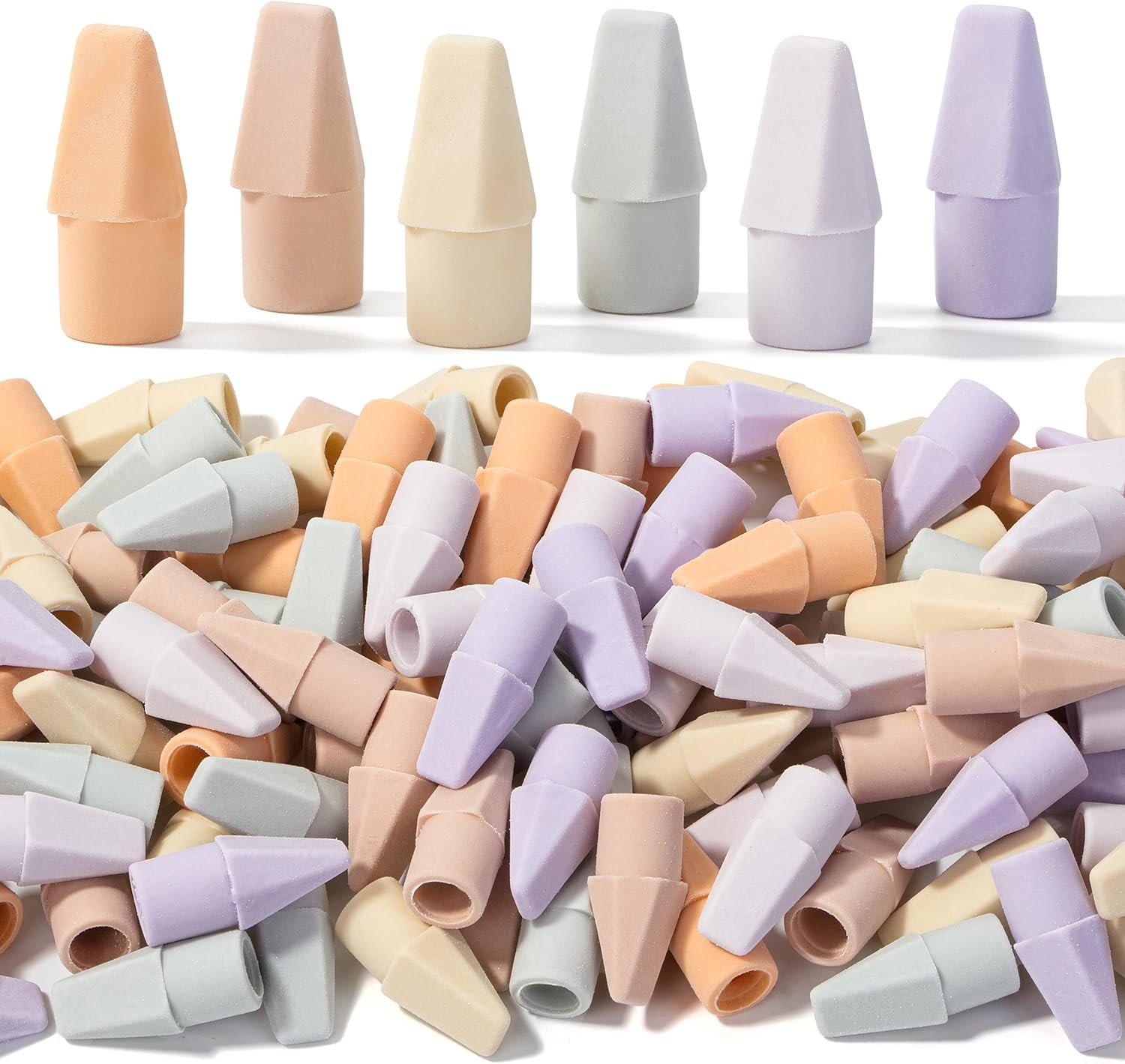 Mr. Pen 120 Latex Free Colorful Pencil Eraser Toppers gallery