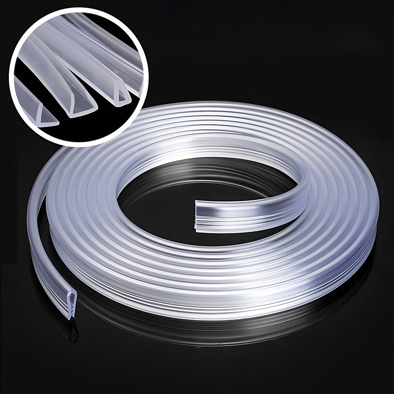 Silicone Rubber U/L Shape Sealing Strip U Channel Edging Trim Slot Width 1~20mm gallery