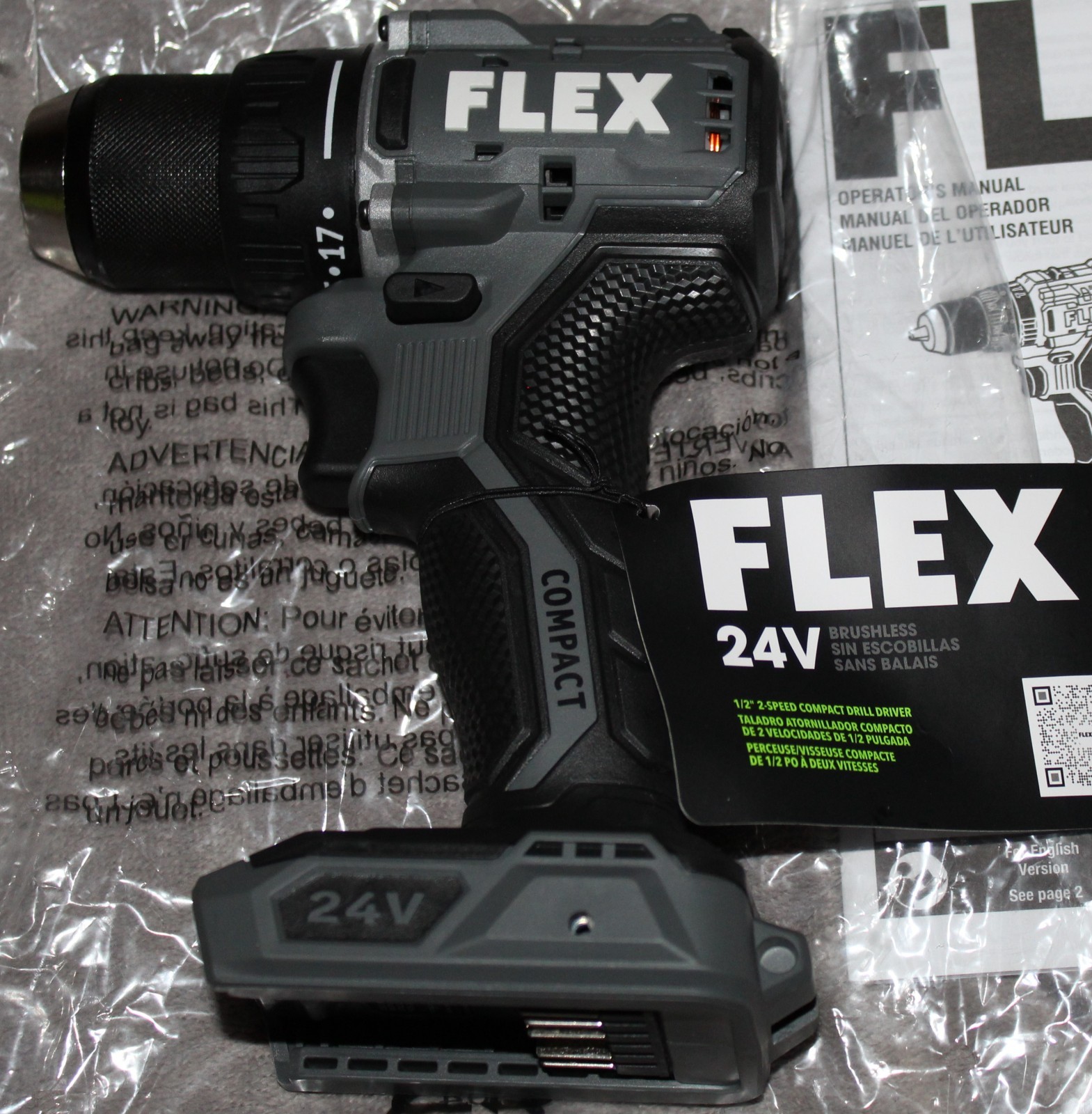 FLEX 24V Drill/Driver Compact Lightweight Brushless FX1131 Bare Tool Only NEW gallery