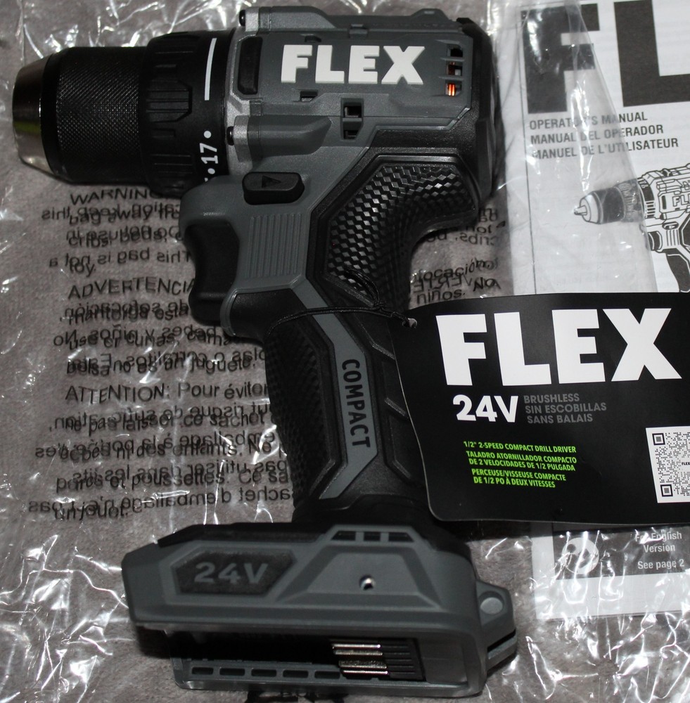 FLEX 24V Drill/Driver Compact Lightweight Brushless FX1131 Bare Tool Only NEW