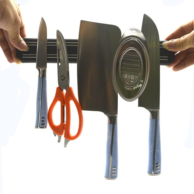 Magnetic Knife Scissor Storage Holder Hang Cutter Super Magnetic Stainless Steel gallery